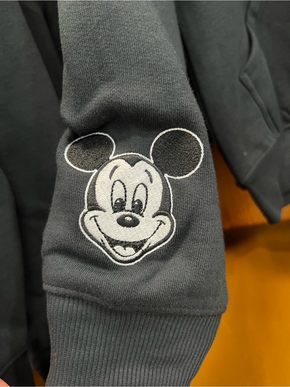 Disney Parks Halloween Fall Mickey Pumpkin Adult Sweatshirt Hoodie NEW - Picture 2 of 3